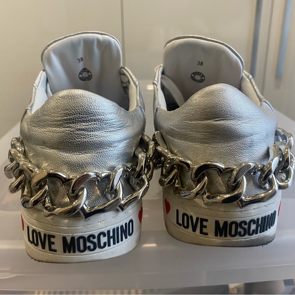 Moschino sneakers, gently used - Picture 2 of 5